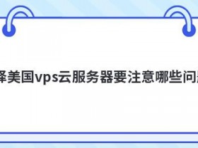 选择不限内容美国vps要注意什么