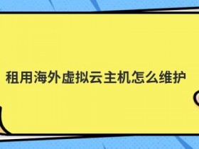 国内云虚拟主机免备案租用怎么维护管理