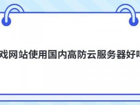 使用国内高防bgp云服务器如何管理