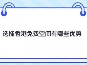 试用免费香港主机空间有哪些优缺点
