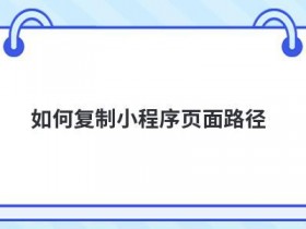 小程序页面用什么语言开发