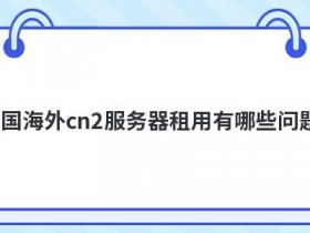 租用美国cn2独立服务器有哪些优势