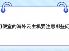 租用韩国虚拟云主机要注意哪些事项