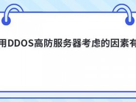 ddos高防ip服务器租用贵不贵