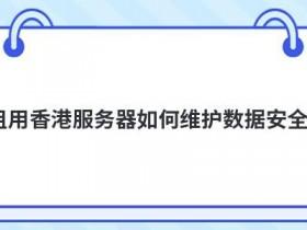 韩国多ip服务器租用怎么保护数据安全
