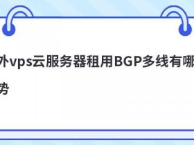 租国外服务器搭vps有哪些优势