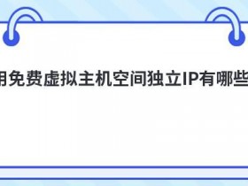 独立ip美国虚拟主机怎么用