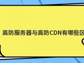 美国高防cdn服务器有哪些优势