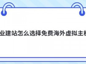 海外云虚拟主机哪家好怎么选择