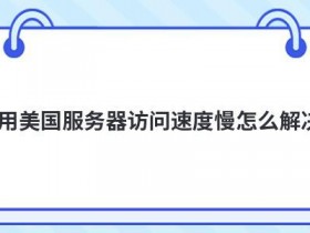 什么影响了美国服务器的访问速度
