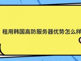 韩国高防云服务器租用商怎么选择