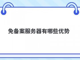 免备案高防服务器的应用场景有哪些