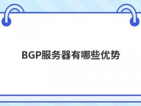 租用香港高防BGP服务器有哪些优势