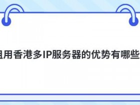 租用多ip服务器有哪些用途