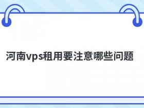 美国vps云主机租用后要注意哪些问题