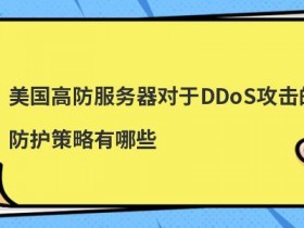 抗DDOS攻击服务器模块有哪些