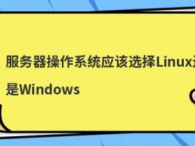 企业云服务器租用怎么选择操作系统